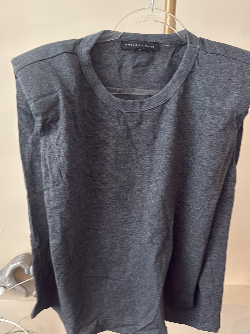Madison Dark Gray Sleeveless Tank Top